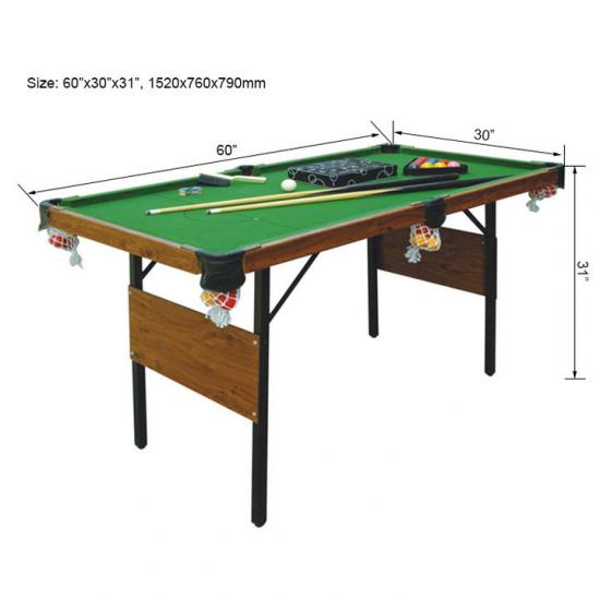 6ft Foldable Pool Table